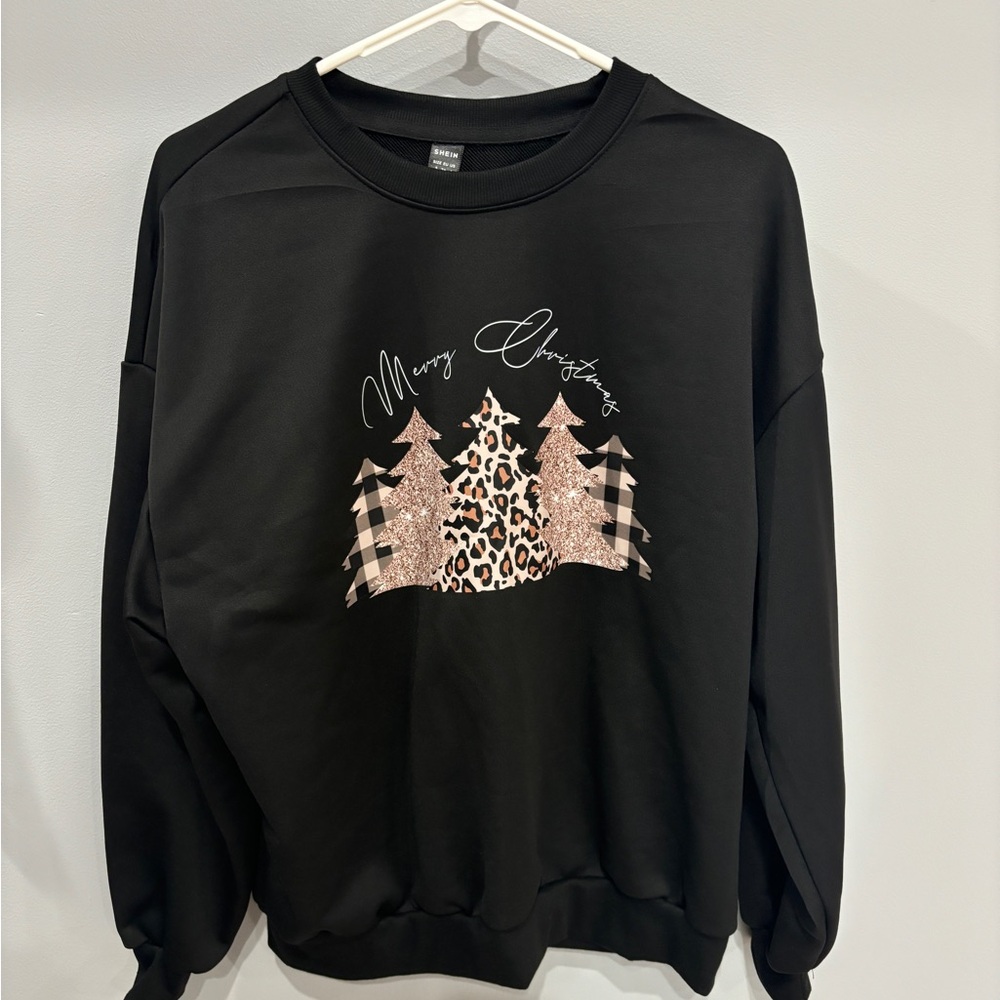 SHEIN Merry Christmas Sweatshirt